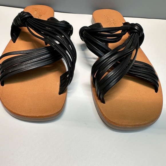 Anthropologie Matisse Mystic Sandals Black Leather upper/lining Womens Size 8M - Picture 7 of 12